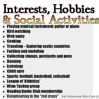 job-interview-site.comResume Interests and job-interview-site.comResume Interests and