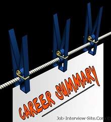Resume Career Summary