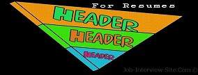 Resume Headers/Headlines