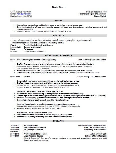 Resume templates for older adults