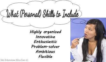 What are personal skills?