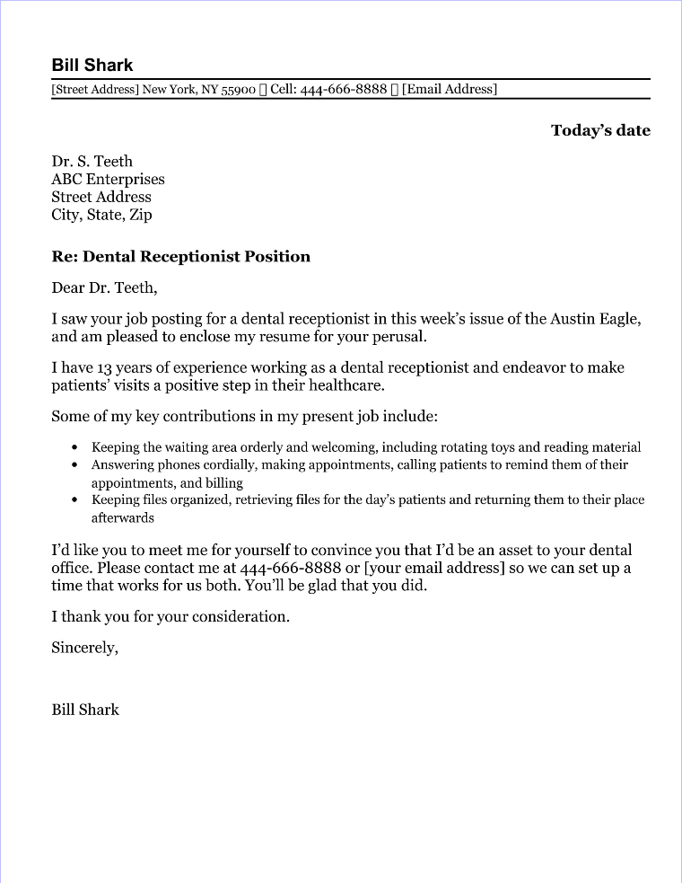 25 Amazing Cover Letter Examples For Medical Jobs