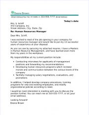 Human Resources Cover Letter Examples from www.job-interview-site.com