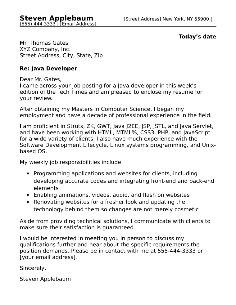 Cover Letter For Tech from www.job-interview-site.com