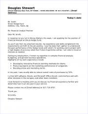 Financial Analyst Cover Letter Sample from www.job-interview-site.com