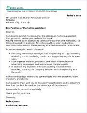 Cover Letter Examples For Marketing Jobs from www.job-interview-site.com