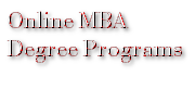 Online MBA Degree Programs