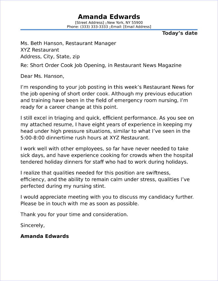 Cover letter sample for job application in word format Cover letter sample for job application in word format