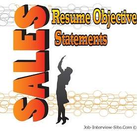 Sales Resume Objective Examples For Sales Positions