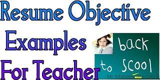 Examples resume objective 10+ Resume