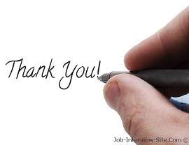 Internal interview thank you email Internal interview thank you email